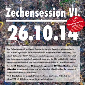 Plakat Zechensession 2014