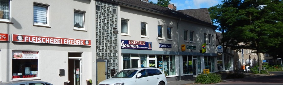 Geschäfte am Johannesplatz in Lohberg